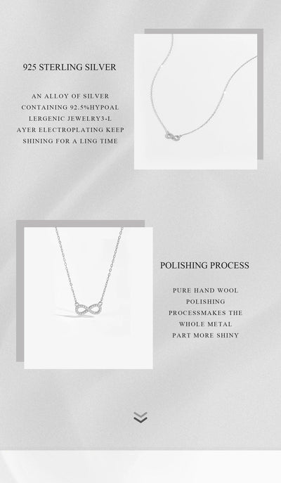 Infinite Silver Necklace