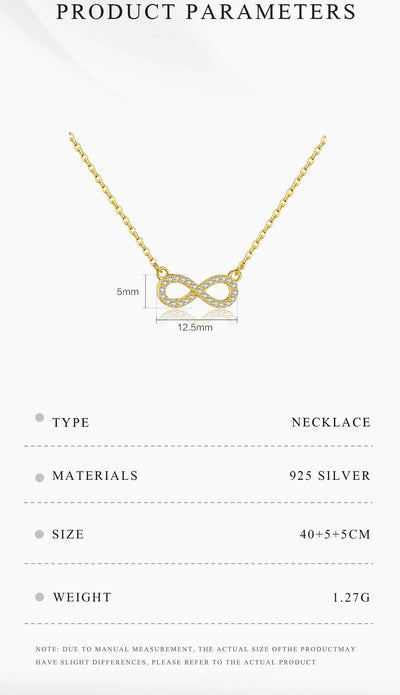 Infinite Silver Necklace