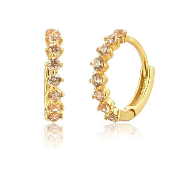 PENDIENTES ORO KARINA CHAMPAGNE - hemerastore