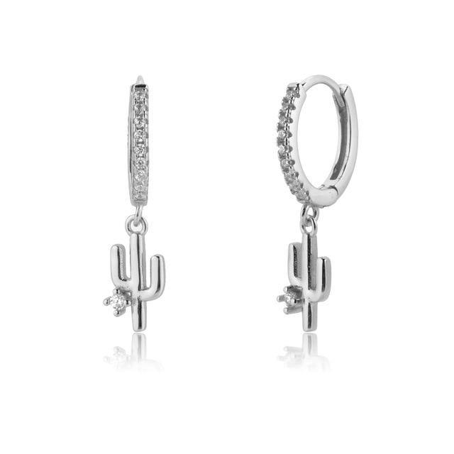 PENDIENTES PLATA CACTUS - hemerastore