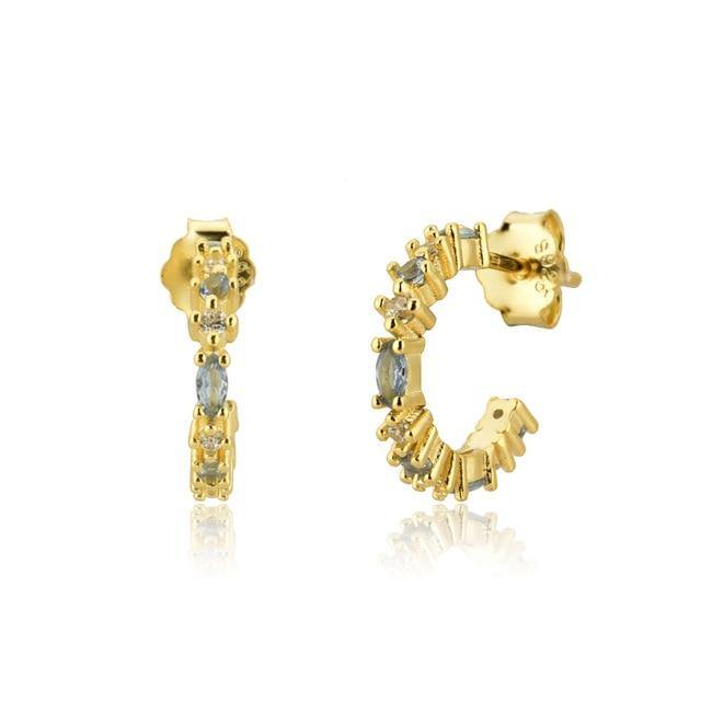 PENDIENTES ORO LUVI - hemerastore