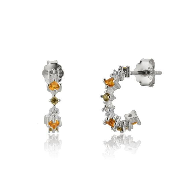 PENDIENTES PLATA SELENE - hemerastore