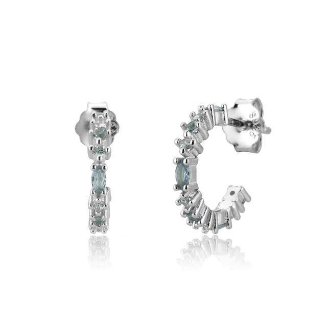 PENDIENTES PLATA LUVI - hemerastore