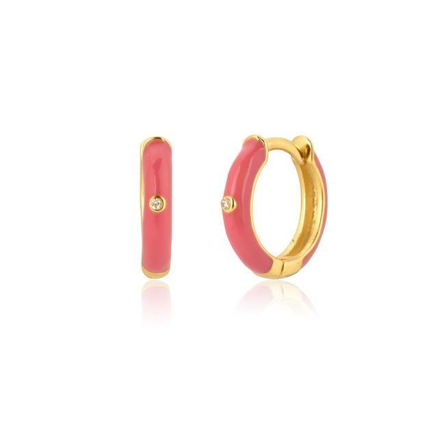 PENDIENTES ORO GUMER ROSE - hemerastore