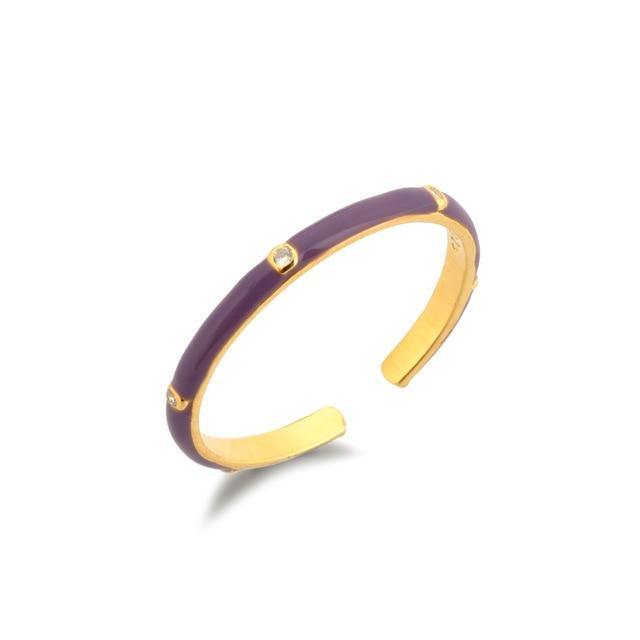 ANILLO ORO COOLOR LILA - hemerastore