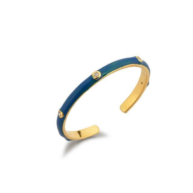 ANILLO ORO COOLOR AZUL - hemerastore