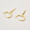 PENDIENTES ORO PYKY - hemerastore