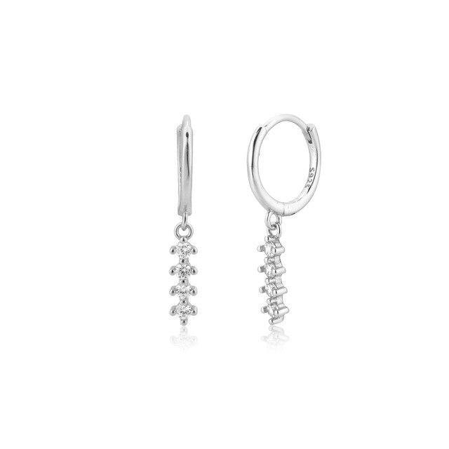 PENDIENTES PLATA BENEDA CIRCON - hemerastore