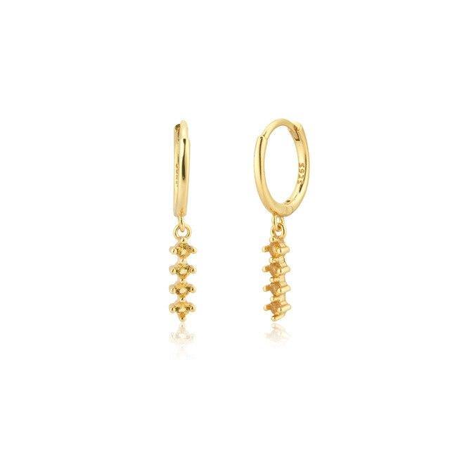 PENDIENTES ORO BENEDA CHAMPAGNE - hemerastore