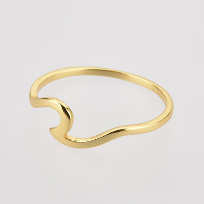 WAVES GOLD RING