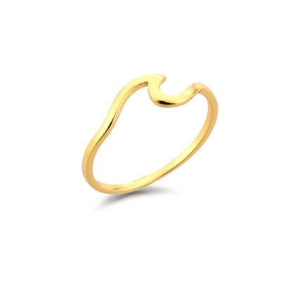 WAVES GOLD RING